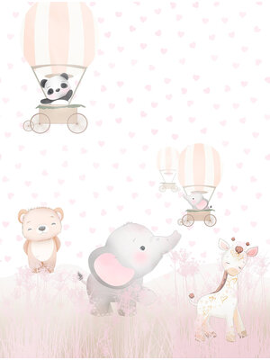 Decoprint Cute Walls- Balloon Wagon 212x280cm - CW6031-1