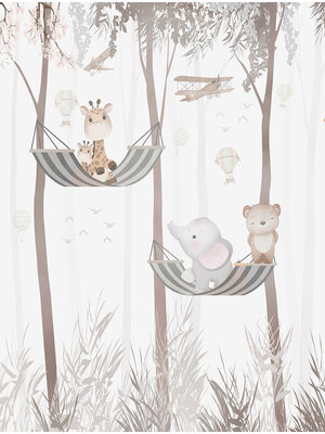 Decoprint Cute Walls- Forest Tour 212x280cm - CW6032-1