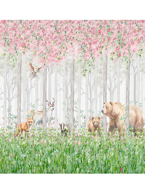 Decoprint Cute Walls- Spring Woodland 265x280cm - CW6045-1
