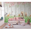 Dutch Cute Walls- Spring Woodland 265x280cm - CW6045-1 Dutch Cute Walls- Spring Woodland 265x280cm - CW6045-1