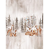 Decoprint Cute Walls- Deer Camp 212x280cm - CW6046-1