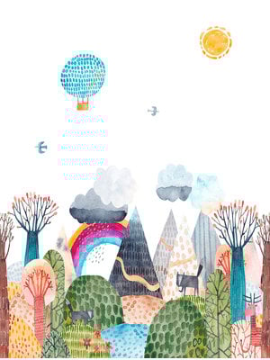 Decoprint Cute Walls- Landscape 212x280cm - CW6048-1