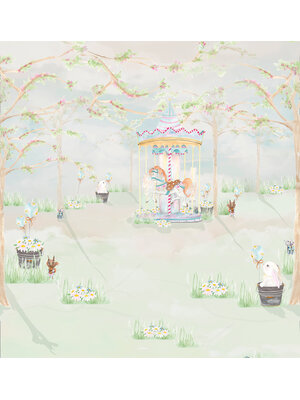 Decoprint Cute Walls- Carousel 265x280cm - CW6111-1
