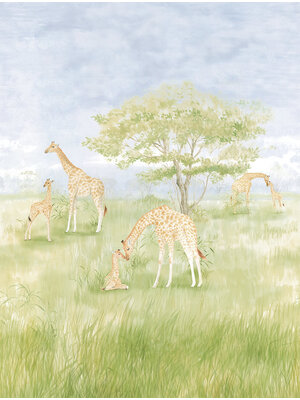 Decoprint Cute Walls- Giraffes 212x280cm - CW6112-2