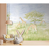 Dutch Cute Walls- Giraffes 212x280cm - CW6112-2