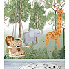 Dutch Cute Walls- Jungle Safari 212x280cm - CW6117-1