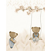 Decoprint Cute Walls- Swinging Teddy 212x280cm - CW6127-2
