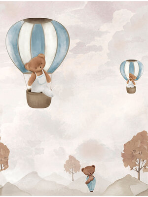 Decoprint Cute Walls- Balloon Buddies 212x280cm - CW6135-1