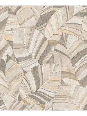 Decoprint Serenity - Native Leaves Beige - SY27561