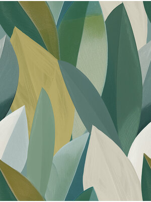 Decoprint Serenity - mural Foliage Green 212x280cm - SYD27596
