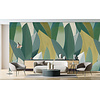 Decoprint Serenity - mural Foliage Green 212x280cm - SYD27596