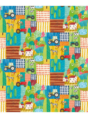 Ohpopsi When I Grow Up - Down On The Farm Teal Twist - WGU50118W
