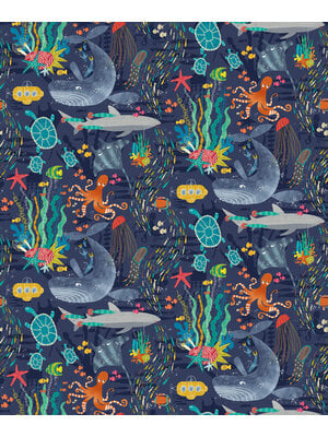 Ohpopsi When I Grow Up - Beneath The Waves Prussian - WGU50130W