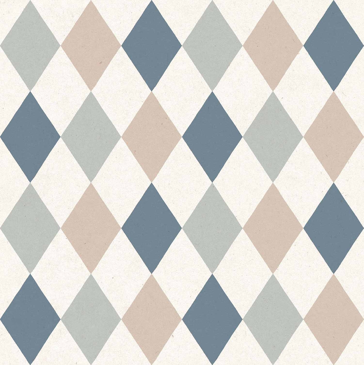 Cristiana Masi MiniMe Behang met harlequin ruiten - 17126