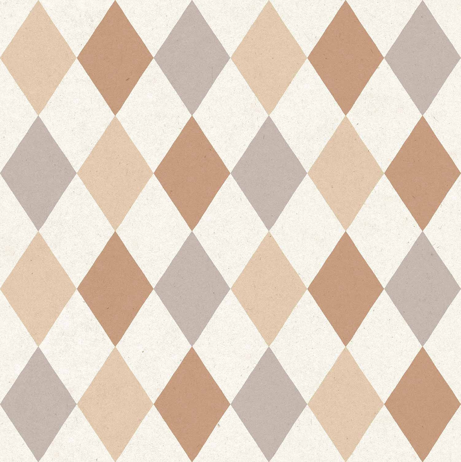 Cristiana Masi MiniMe Behang met harlequin ruiten - 17124