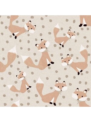 Cristiana Masi MiniMe Behang met grafische vosjes - 17119