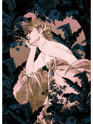 Komar Heritage Fotobehang Songes Bleu - HX4-019