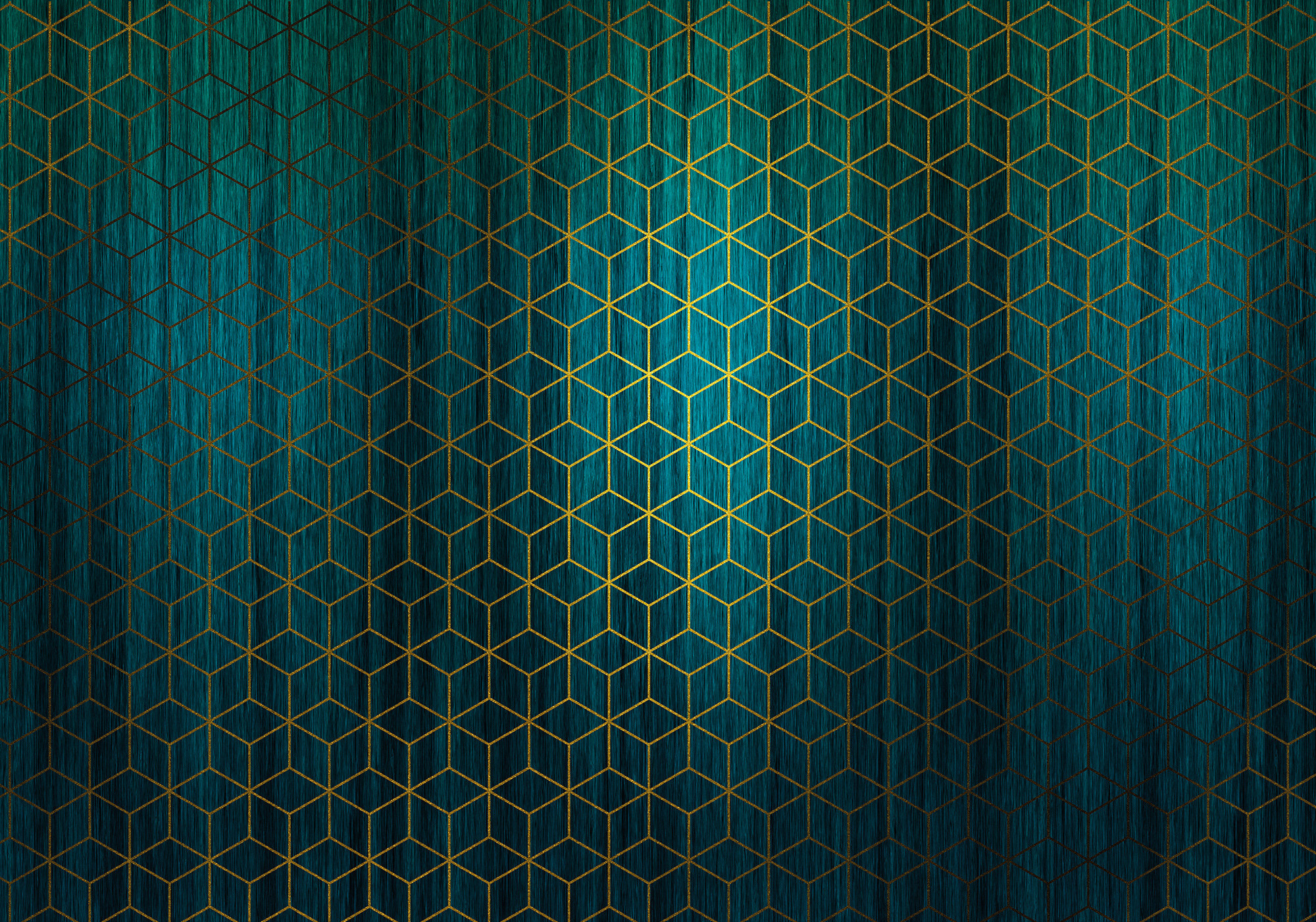 Komar Heritage Fotobehang Mystique Vert - HX8-047