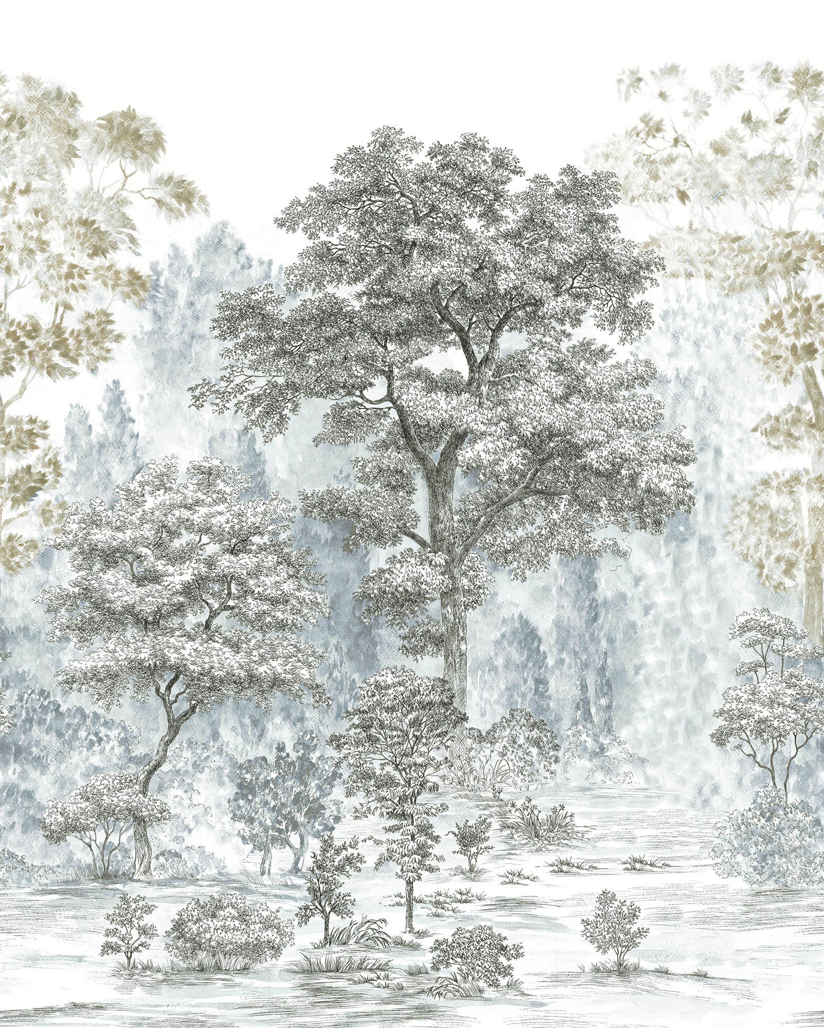 Noordwand Komar Infinity 2; Komar Pure 2 Fotobehang Rising Roots - IF2-015