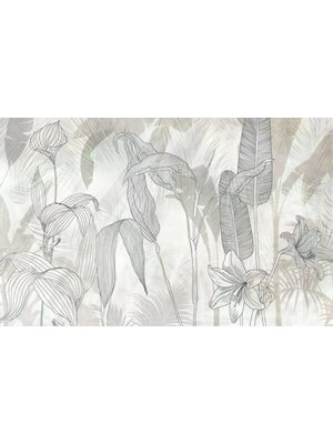 Noordwand Komar Infinity 2; Komar Pure 2 Fotobehang Linierte Lilien - IF4-086