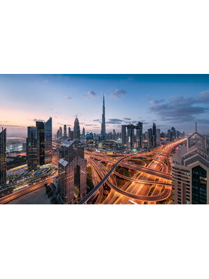 Komar Stefan Hefele; Komar Wanderlust Fotobehang Lights of Dubai - SHX9-119