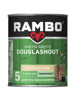 Rambo Pantserbeits Douglashout Transparant - Kleurloos Rambo Pantserbeits Douglashout Transparant - Kleurloos