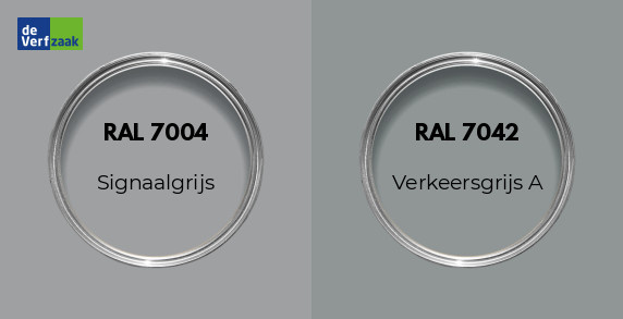 RAL 7004 vs RAL 7042