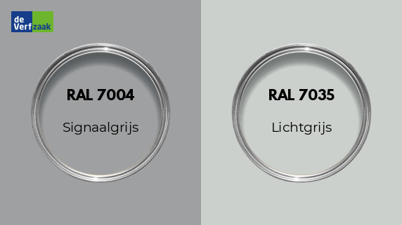 RAL 7004 vs RAL 7035