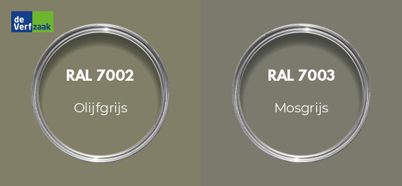 RAL 7002 vs RAL 7003