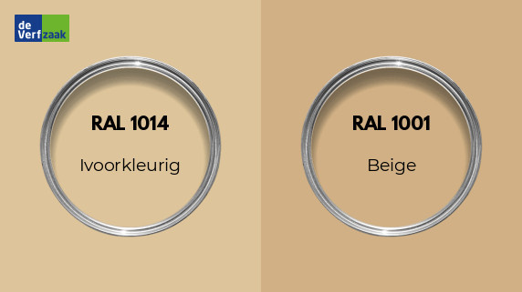 RAL 1014 vs RAL 1001
