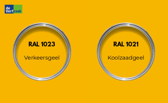 RAL 1023 vs RAL 1021