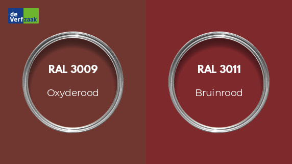 RAL 3009 vs RAL 3011