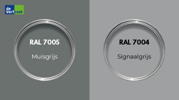 RAL 7005 vs RAL 7004