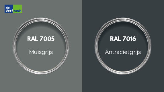 RAL 7005 vs RAL 7016