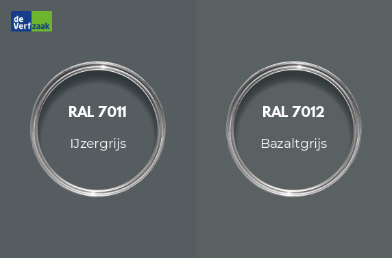 RAL 7011 vs RAL 7012