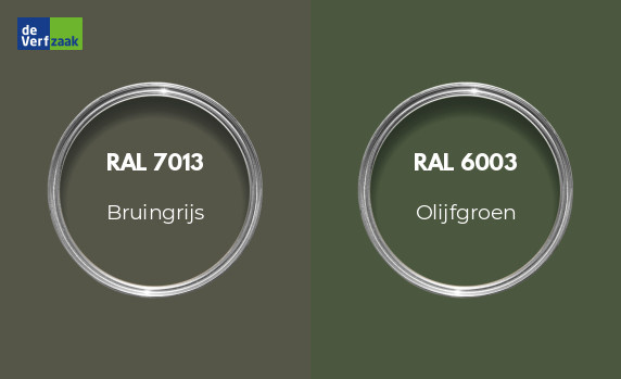 RAL 7013 vs RAL 6003