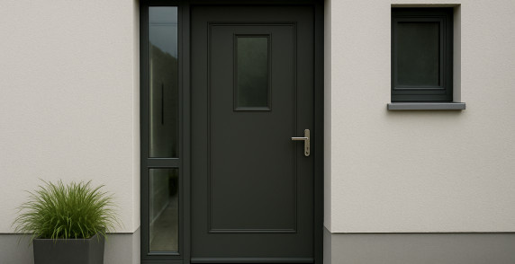 RAL 7013 voordeur