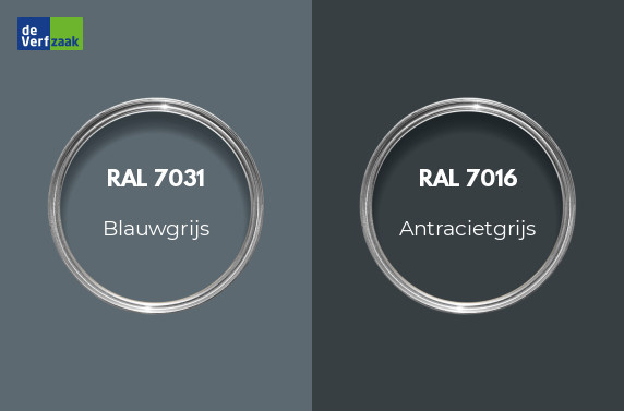 RAL 7031 vs RAL 7016