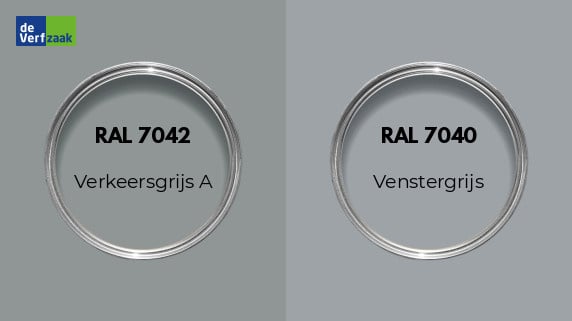 RAL 7042 vs RAL 7040