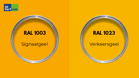 RAL 1003 vs RAL 1023