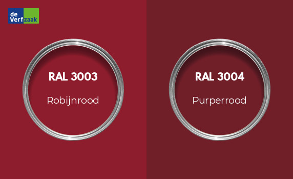 RAL 3003 vs RAL 3004