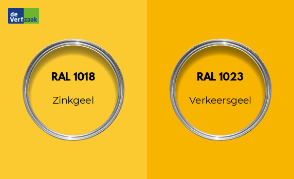 RAL 1018 vs RAL 1023