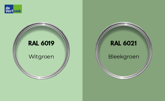 RAL 6019 vs RAL 6021