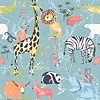 Dutch First Class World of Imagination - DL27541 - Safari Animals Blue