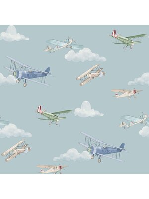 Dutch First Class World of Imagination - DL27548 - Aeroplanes Blue