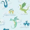 Dutch First Class World of Imagination - DL27550 - Magical Dragons Blue