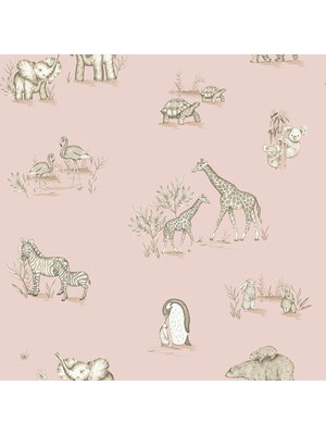 Dutch First Class World of Imagination - DL27552 - Safari Babies Pink