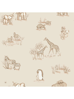 Dutch First Class World of Imagination - DL27553 - Safari Babies Beige