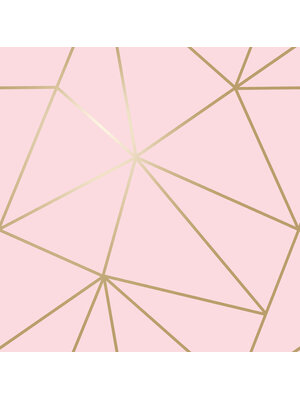 Dutch First Class World of Imagination - DL27585 - Metallic Geo Pink/Gold