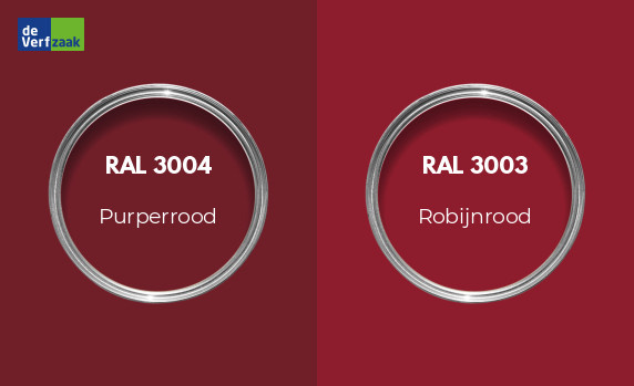 RAL 3004 vs RAL 3003